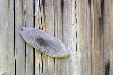 Image showing Wooden Barn Latch