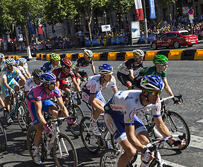 Image showing The Peloton in Paris