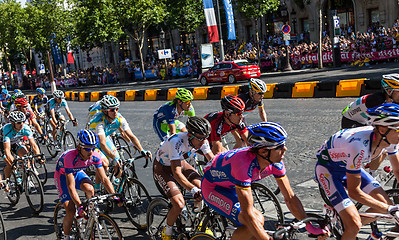 Image showing The Peloton in Paris