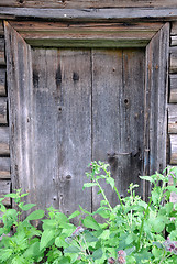 Image showing Shabby Door of Abandoned Barn