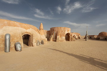 Image showing Space port in the desert