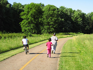 Image showing Bicycle Riders