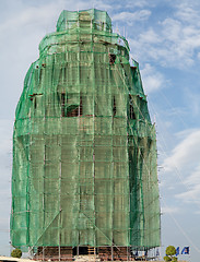 Image showing Repair of Independence Monument Cambodia