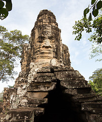 Image showing South gate of Angkor Thom Cambodia