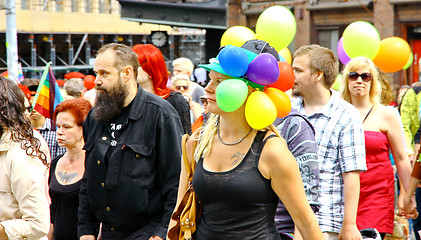 Image showing Helsinki Pride gay parade