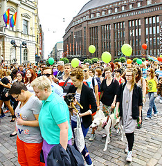 Image showing Helsinki Pride gay parade