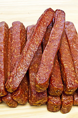 Image showing smoked sausage of the Black Forest