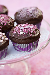 Image showing Chocolate cupcakes