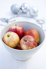 Image showing Christmas apples