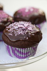 Image showing Chocolate cupcakes