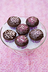 Image showing Chocolate cupcakes