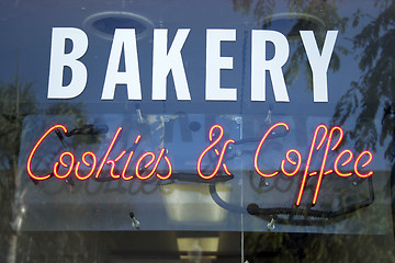 Image showing Bakery, cookies & coffee