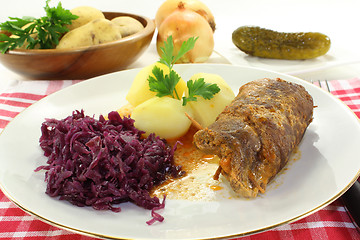 Image showing Beef roulade