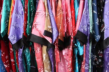 Image showing Silk dress shopping