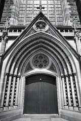 Image showing Cathedral door