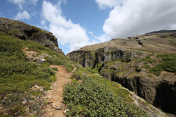 Image showing Mountain trail