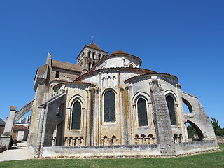 Image showing fortified Saint Jouin  abbey church, France