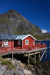 Image showing Picturesque fishing hut