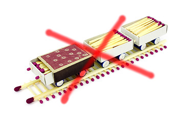 Image showing Matches - not a toy!