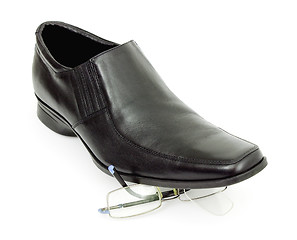 Image showing Black men's boot