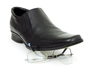 Image showing Black men's boot