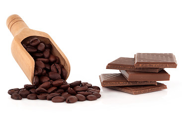 Image showing Coffee and Chocolate Temptation