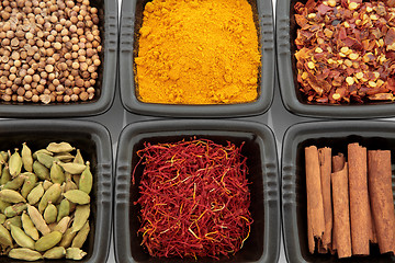 Image showing Spice Selection