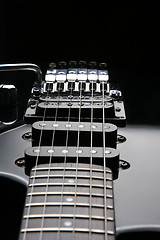 Image showing Part of an electric guitar