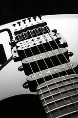 Image showing Part of an electric guitar