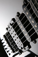 Image showing Part of an electric guitar