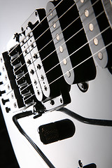 Image showing Part of an electric guitar