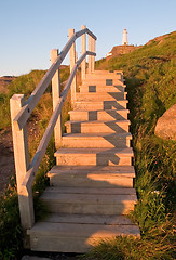Image showing Steps to lighthouse