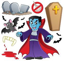 Image showing Vampire theme collection