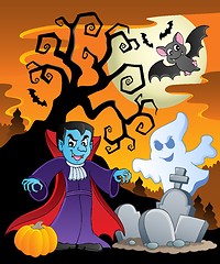 Image showing Scene with Halloween theme 7