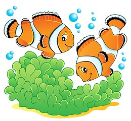 Image showing Clown fish theme image 1