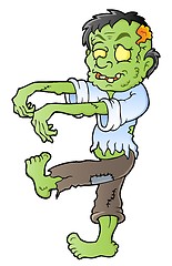 Image showing Cartoon zombie theme image 1