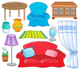 Image showing Furniture theme collection 1