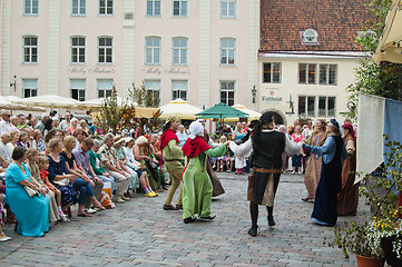 Image showing TALLINN, ESTONIA - JULY 8: Celebrating of Days  the Middle Ages 