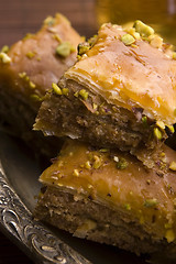 Image showing Baklava - traditional middle east sweet desert