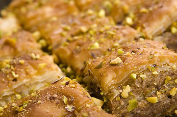 Image showing Baklava - traditional middle east sweet desert