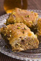 Image showing Baklava - traditional middle east sweet desert