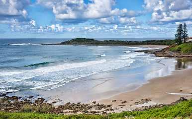 Image showing beach at yamba