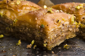 Image showing Baklava - traditional middle east sweet desert