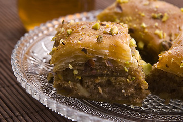 Image showing Baklava - traditional middle east sweet desert