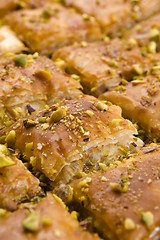 Image showing Baklava - traditional middle east sweet desert