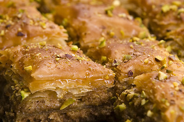 Image showing Baklava - traditional middle east sweet desert