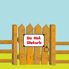 Image showing Do no disturb