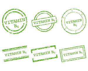 Image showing Vitamin B6 stamps