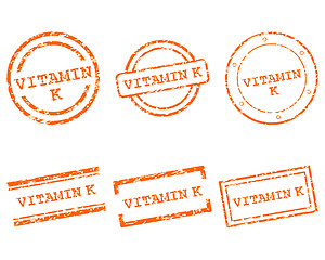 Image showing Vitamin K stamps