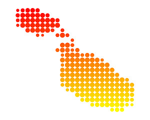 Image showing Map of Malta